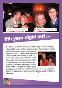 Year 13 sample yearbook page y13-p3a