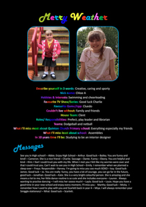 Year 6 sample yearbook page y6-p5