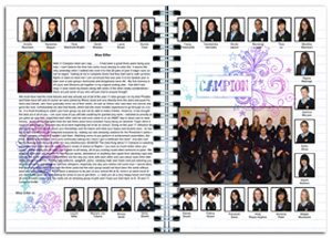 Sample year book spreads 13