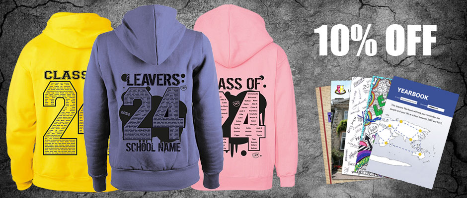 School leavers hoodies