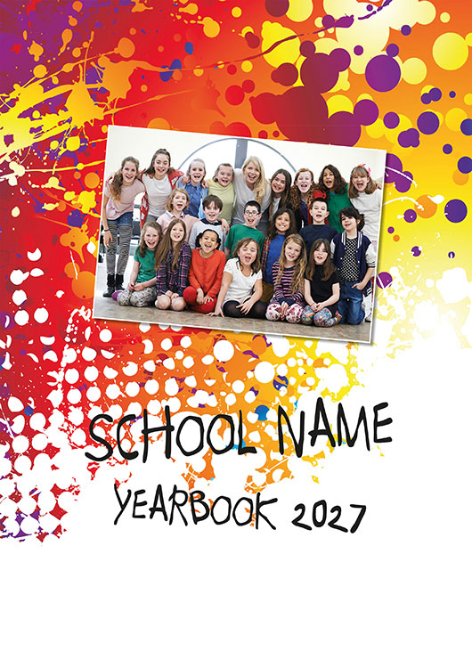 Art Mad school yearbook template