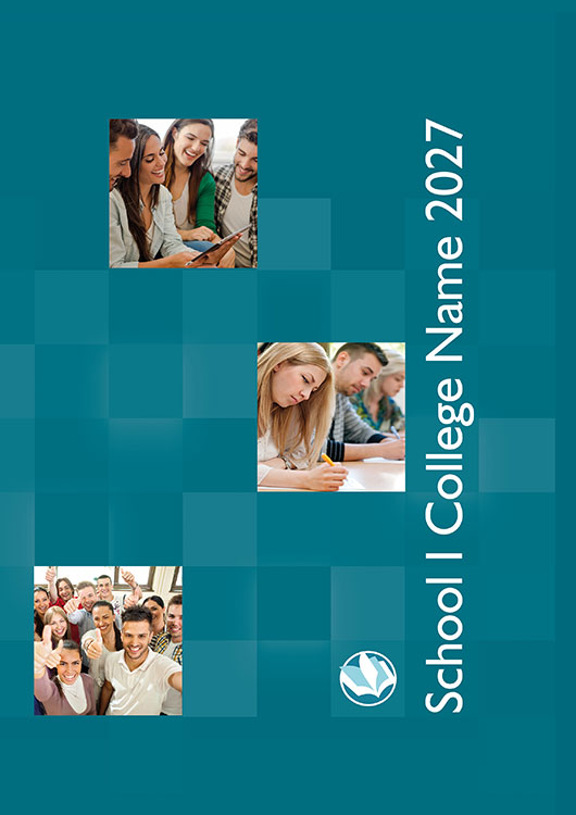 Dynamic school yearbook template