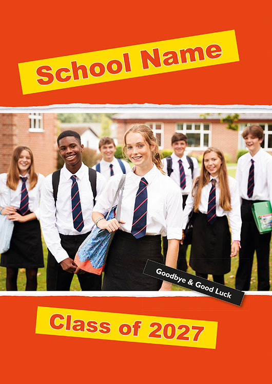 Funky Magazine school yearbook template