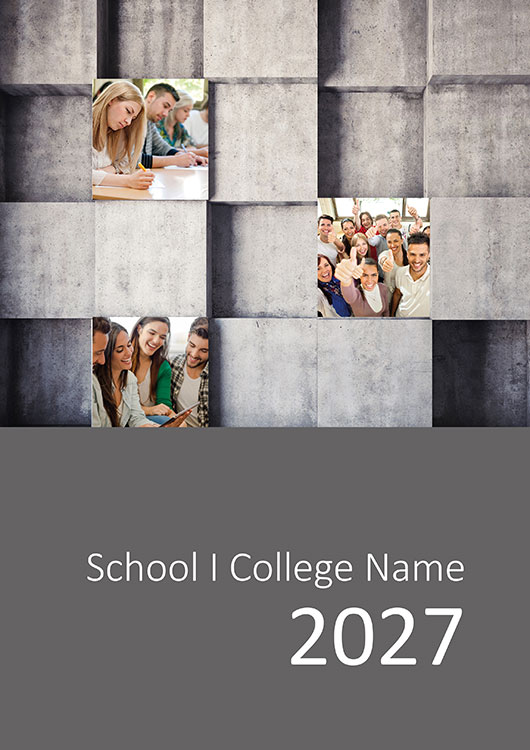 High Style Theme school yearbook template
