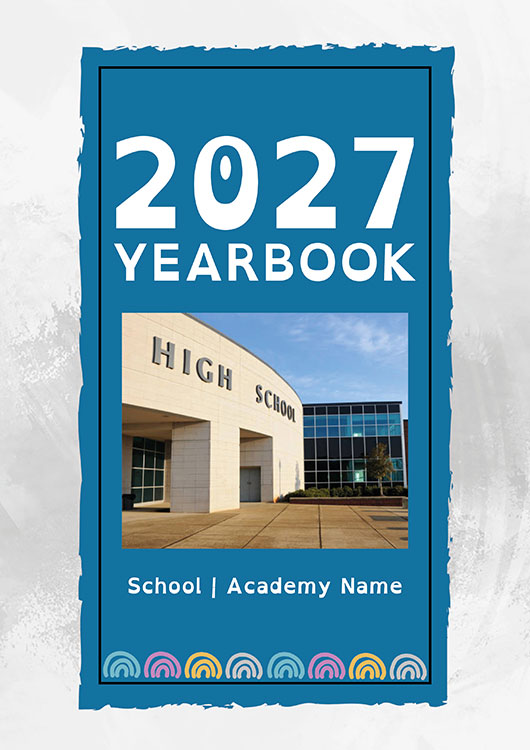 Keeping It Simple school yearbook template