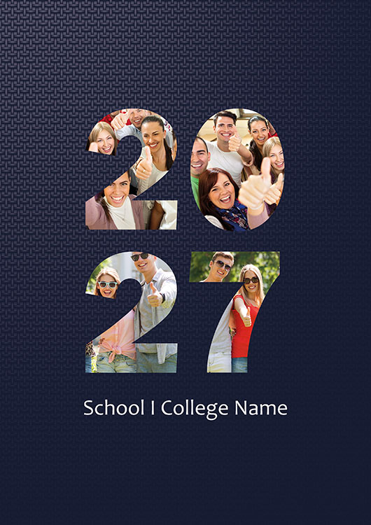 Structured Theme 01 school yearbook template