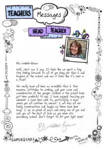 Year 6 sample yearbook page y6-p70